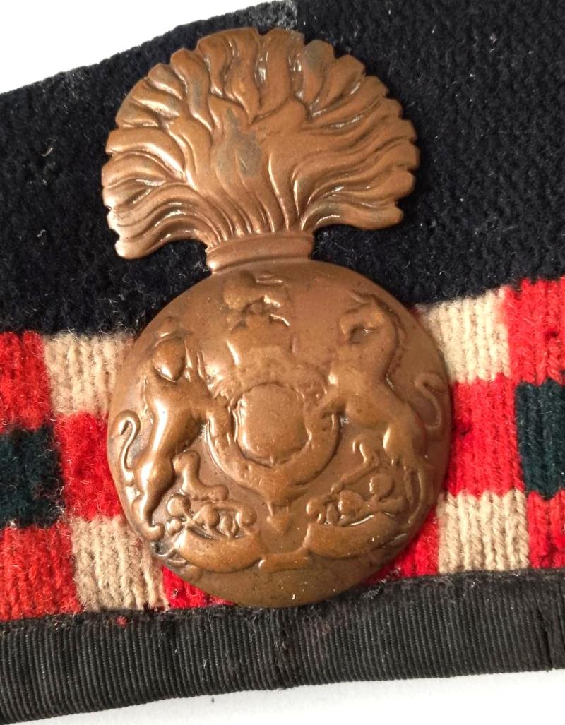 Untouched Inter War Royal Scots Fusiliers Glengarry Cap — image 3