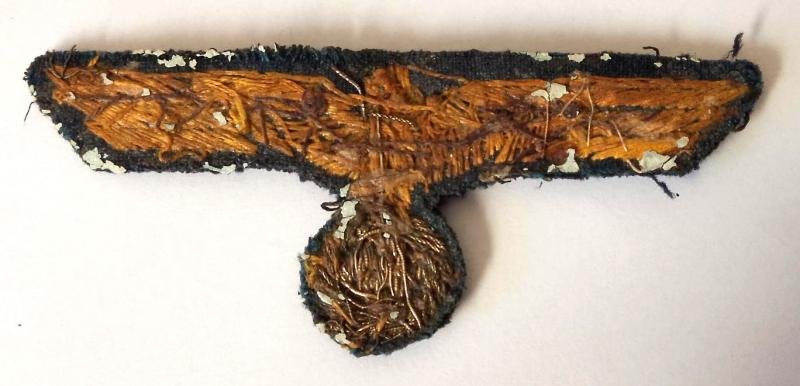 Third Reich Officer Bullion Tread Breast Eagle — image 2