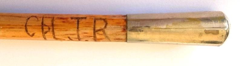 Early 20th Century Personalised Gordon Highlanders Swagger Stick — image 3