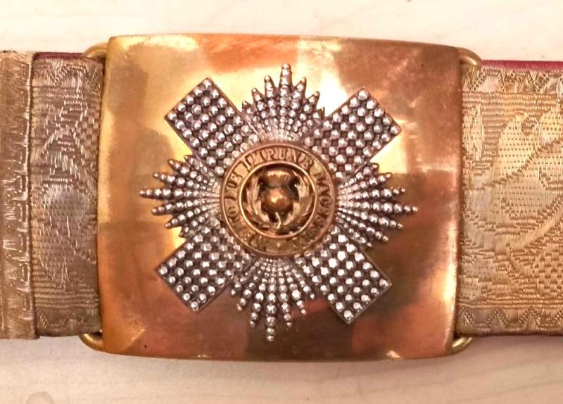 Royal Scots Officers Belt & buckle — image 2