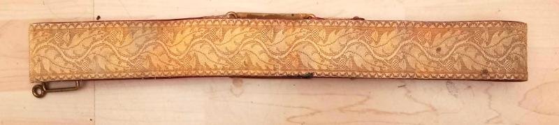 Royal Scots Officers Belt & buckle — image 3