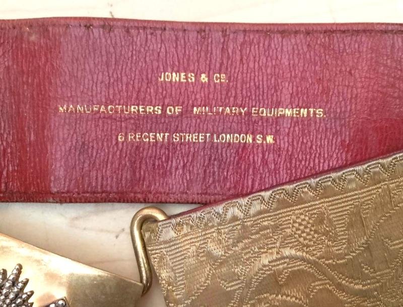 Royal Scots Officers Belt & buckle — image 5
