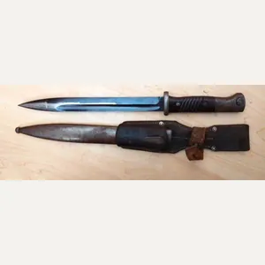 WW2 Dated K98 German bayonet with Frog