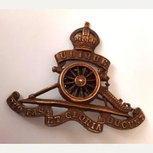 Officers Royal Artillery Cap Badge