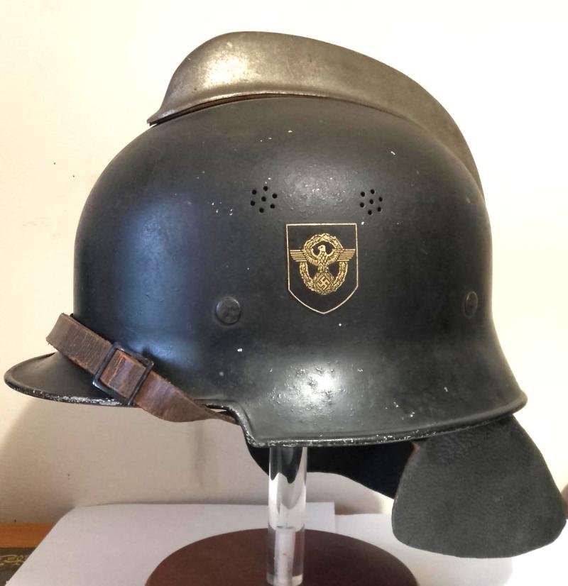 Third Reich Fire Service Helmet — image 2
