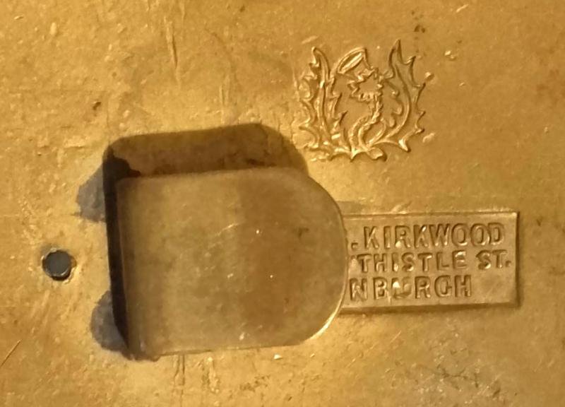 Victorian / WW1 GORDON Highlanders Belt Clasp by Kirkwood of Edinburgh — image 3