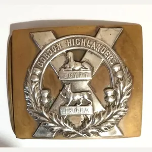 Victorian / WW1 GORDON Highlanders Belt Clasp by Kirkwood of …