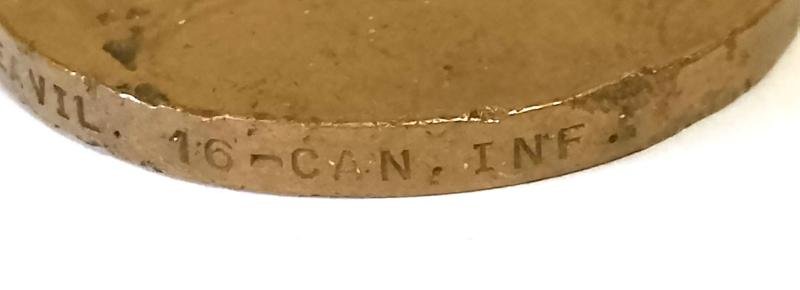 WW1 Victory Medal to 16th Canadian Infantry — image 4