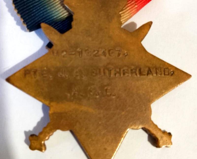WW1 1914/15 Star to The Army Service Corp — image 3