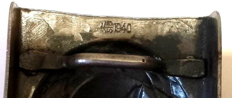 1940 Dated Luftwaffe Other Ranks Belt Buckle — image 3