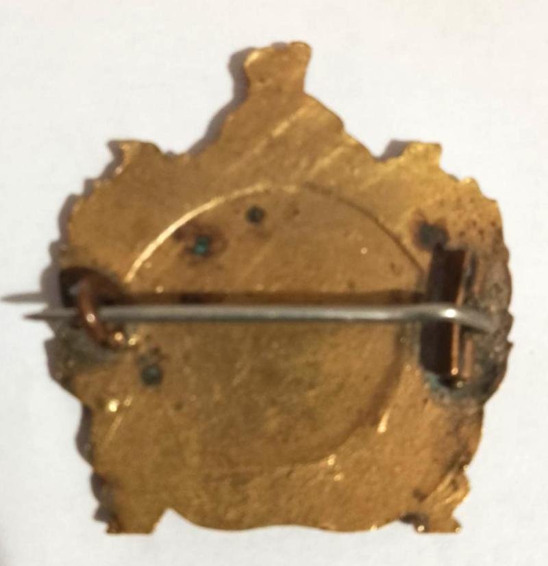 Kings Own Scottish Borders {Kings Crown} Sweet Heart Badge — image 2