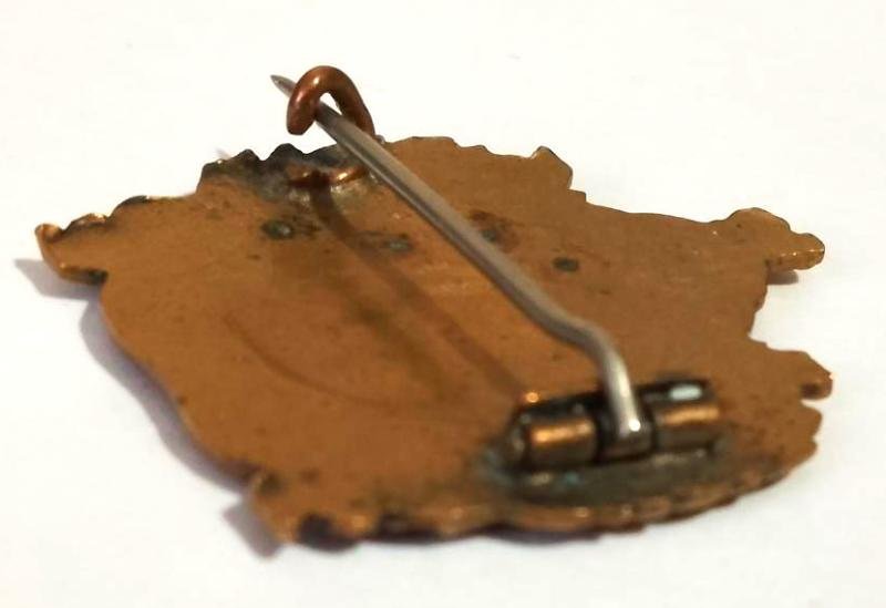 Kings Own Scottish Borders {Kings Crown} Sweet Heart Badge — image 3