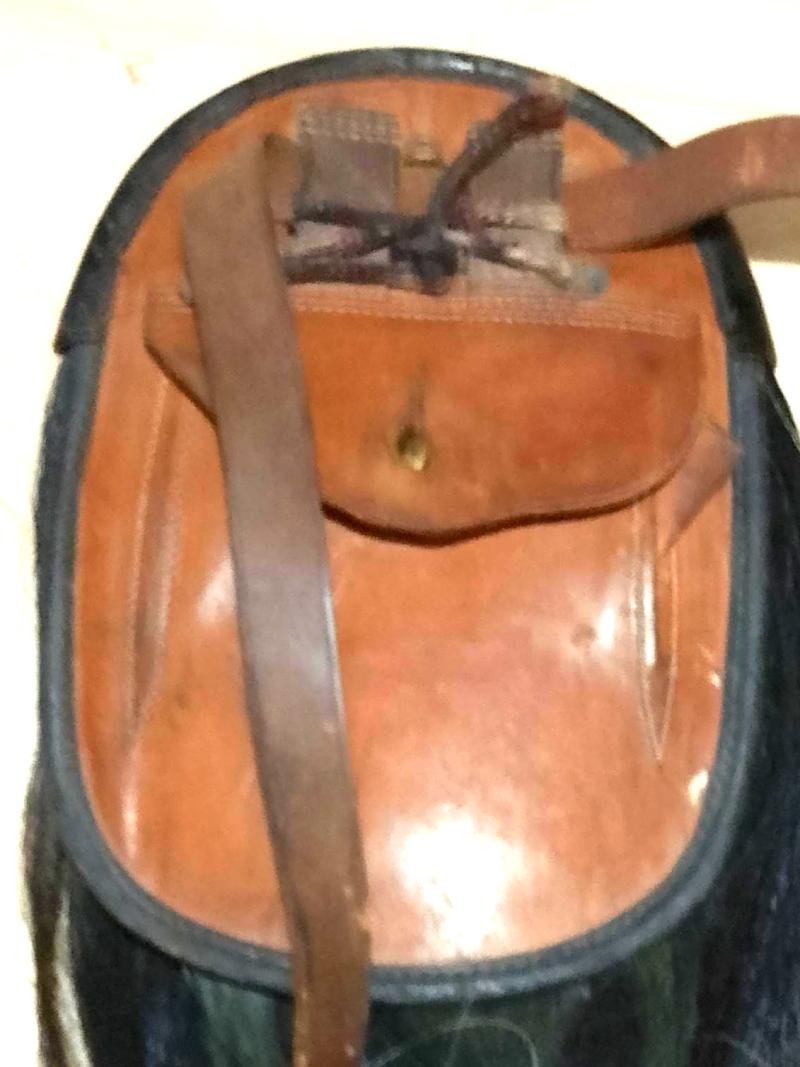 WW2 Period Cameron Highlanders Other Ranks Horse Hair Sporran — image 5