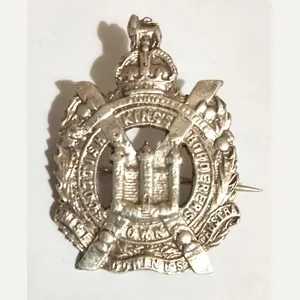 WW2 Period {Kings Crown} 'SILVER' Kings Own Scottish Borders Cap …