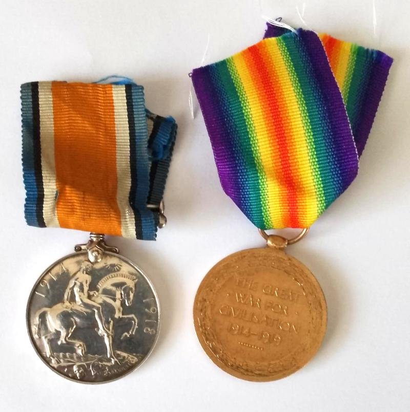 Low Service Numbered Seaforth Highlanders WW1 Medal Pair — image 2