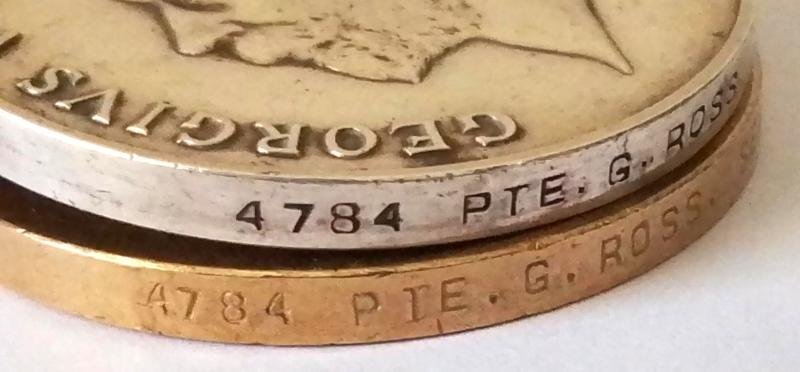 Low Service Numbered Seaforth Highlanders WW1 Medal Pair — image 3