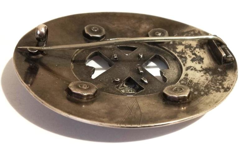 Gordon Highlanders Plaid Brooch — image 4