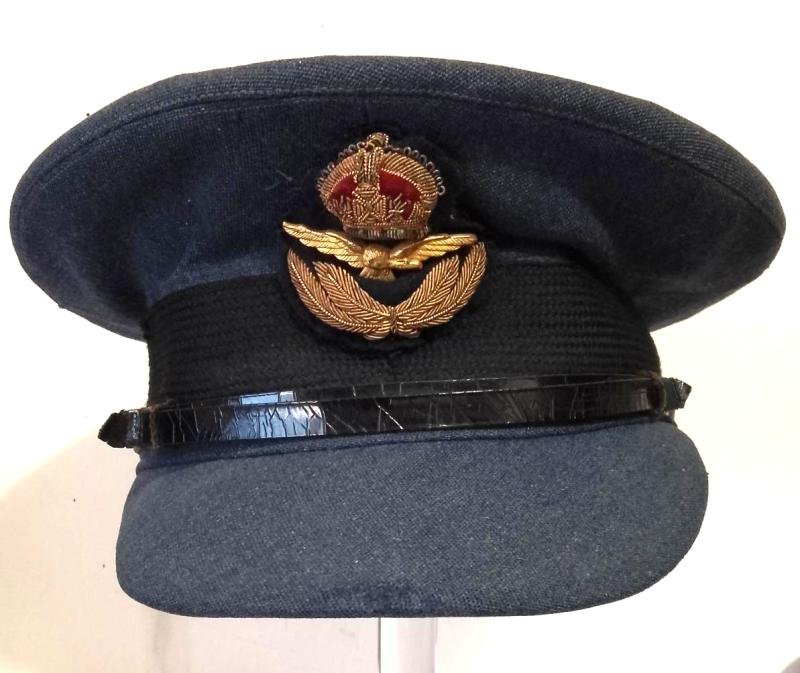 WW2 R.A.F Personalised Officers Visor Cap — image 2