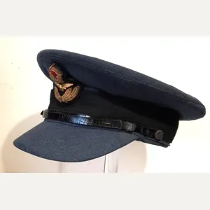WW2 R.A.F Personalised Officers Visor Cap
