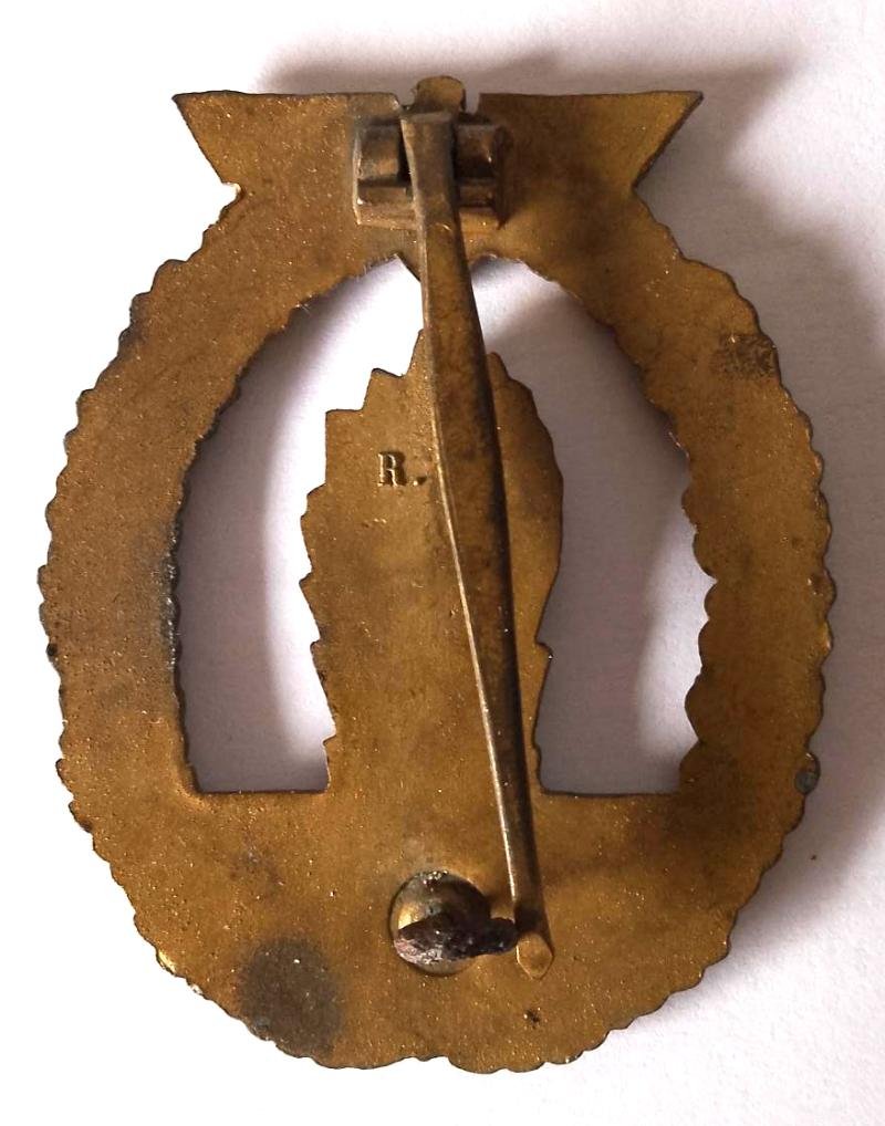 Third Reich K.M Minesweepers Badge by RK — image 2