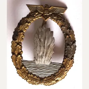Third Reich K.M Minesweepers Badge by RK