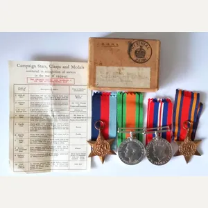 WW2 R.A.F Campaign Medal Group