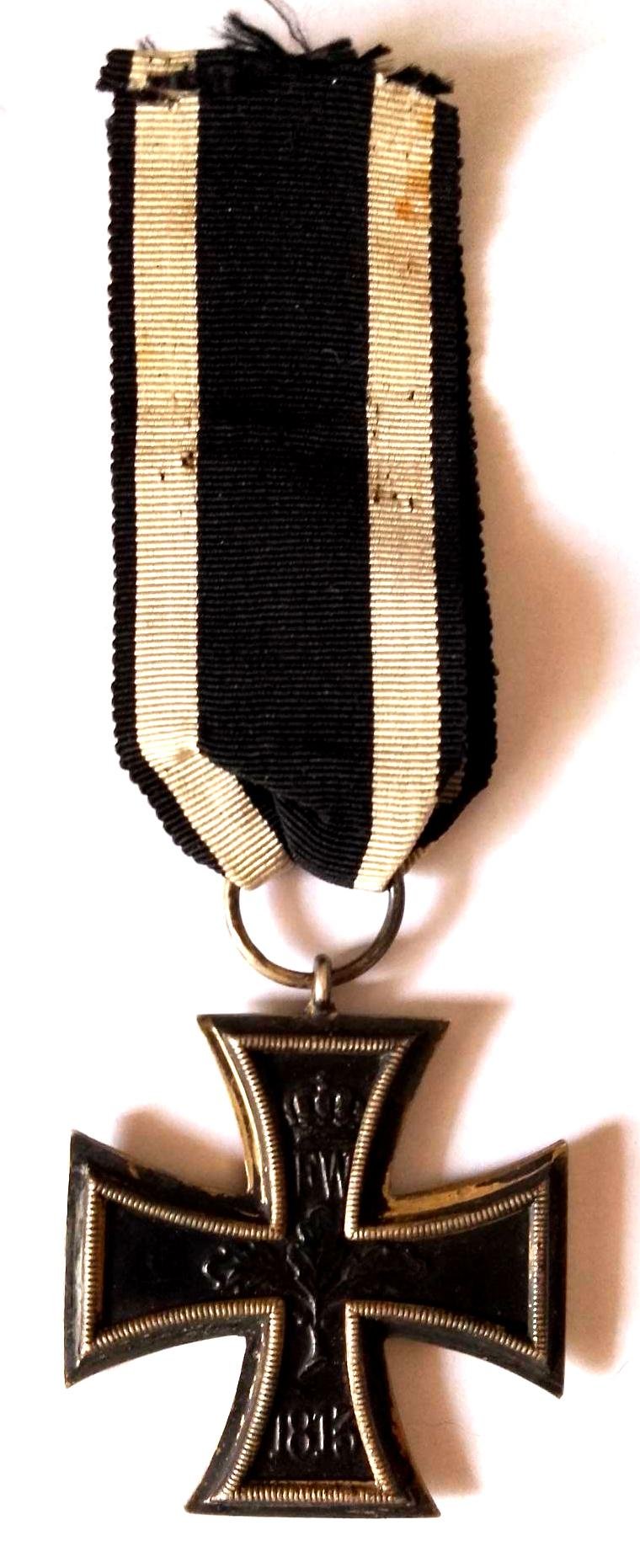 Imperial German 2nd Class Iron Cross with Ribbon — image 2