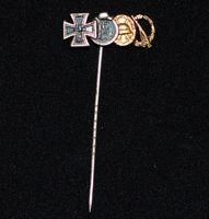 WW2 German Stick pin of 4 awards in the 1957 …
