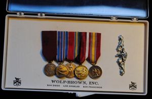 WW2 USA Submariners Miniature medal set