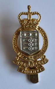 British Army Anodised Aluminium Cap badge to the Royal Army …