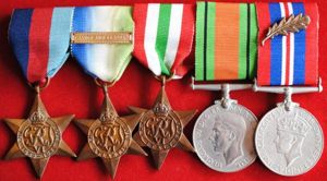 WW2 British Medal group of 5 Awards including Mention in …