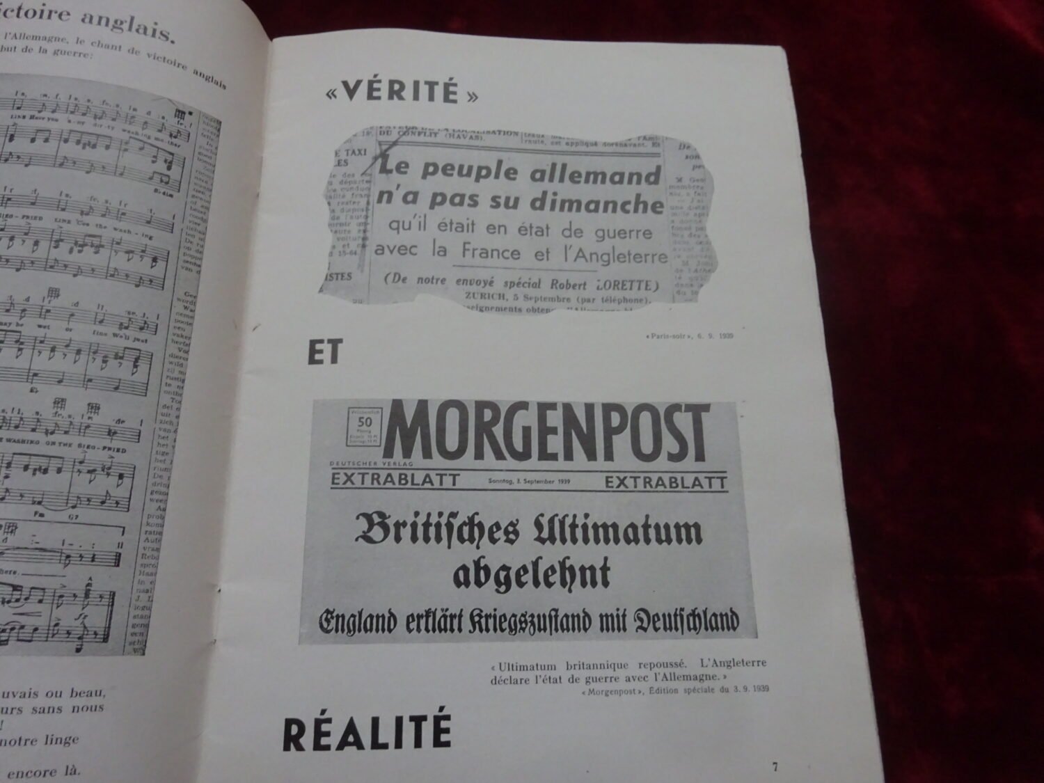 Brochure Les Victoires des Alliés et la Réalité — image 3