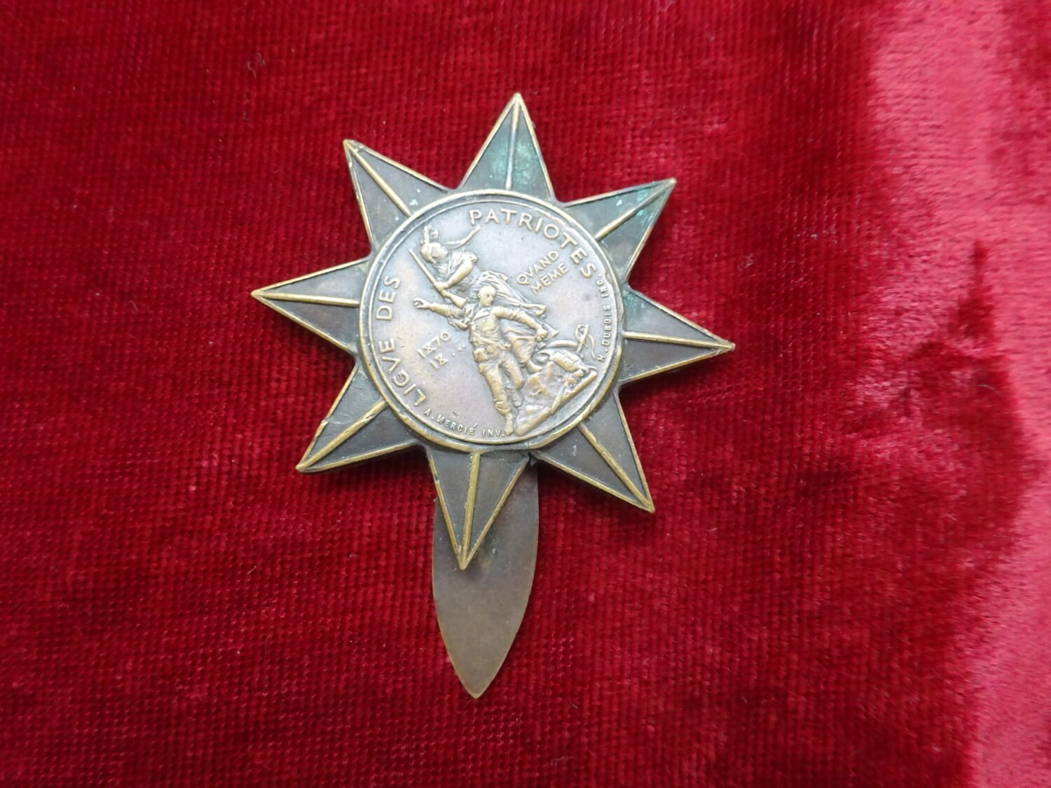 Insigne étoile Ligue des Patriotes — image 2