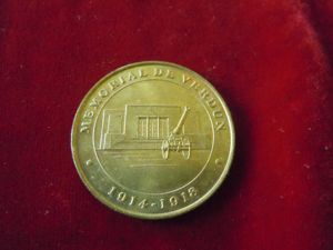 Médaille de table Mémorial de Verdun