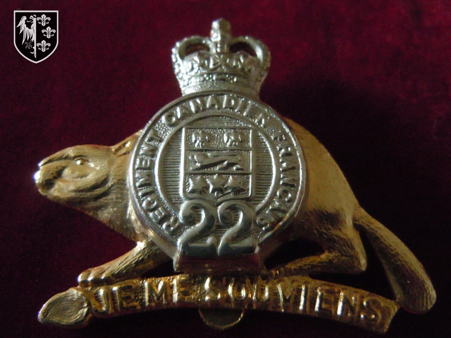 Insigne de béret du 22ème régiment royal d'infanterie canadien — image 2