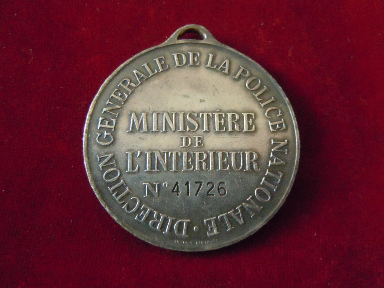 Plaque Direction Générale de la Police années 30 — image 3