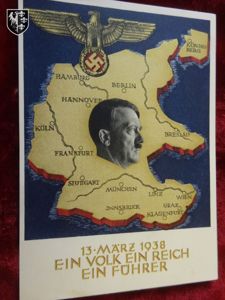 Carte postale 13 mars 1938