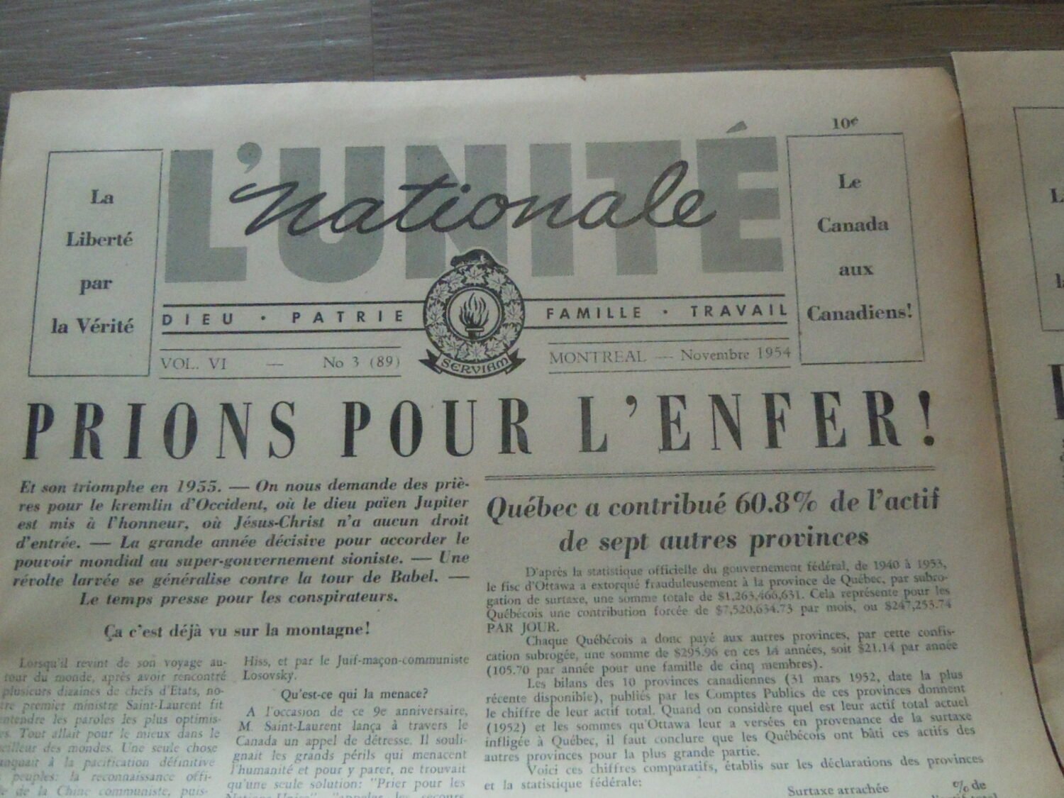 Lot 2 revues l'unité nationale – Adrien Arcand — image 2