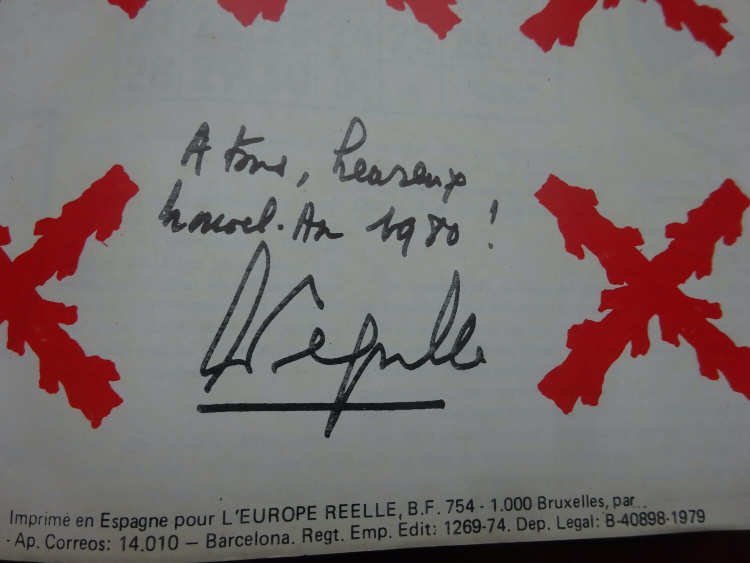 Calendrier Léon Degrelle 1980 — image 2