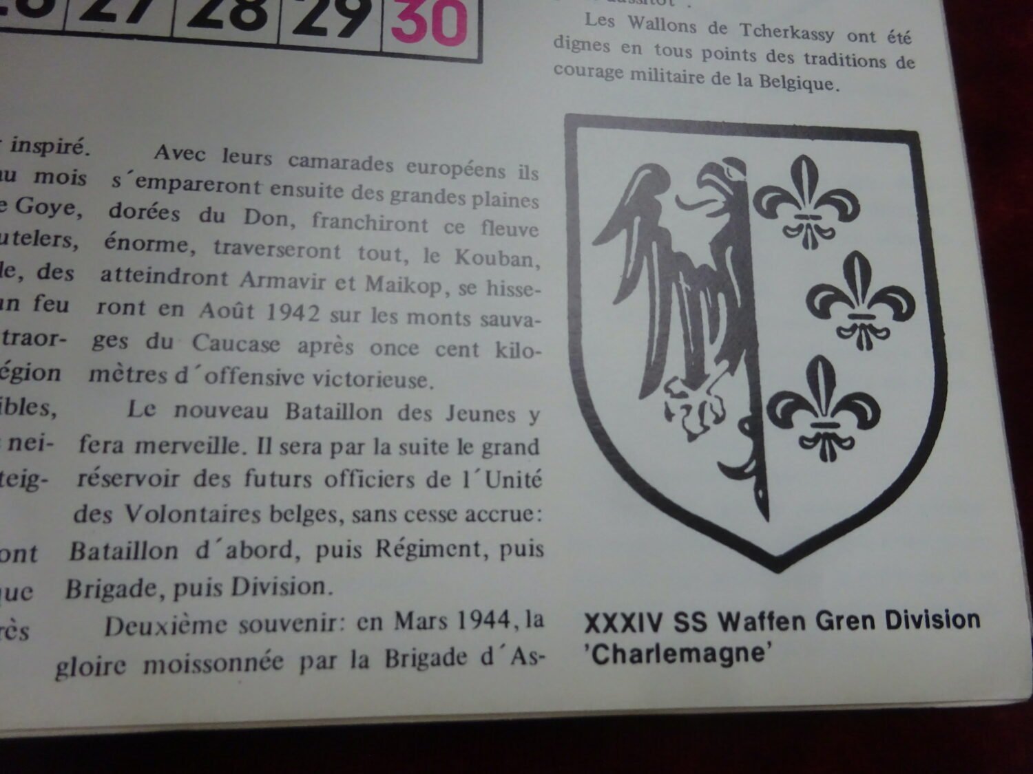Calendrier Léon Degrelle 1980 — image 4