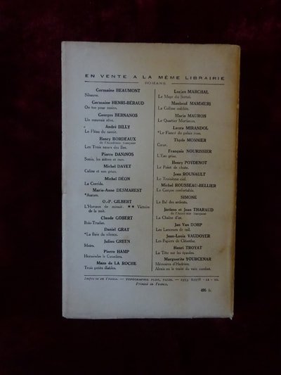 Livre Les Sept Couleurs de Robert Brasillach — image 3