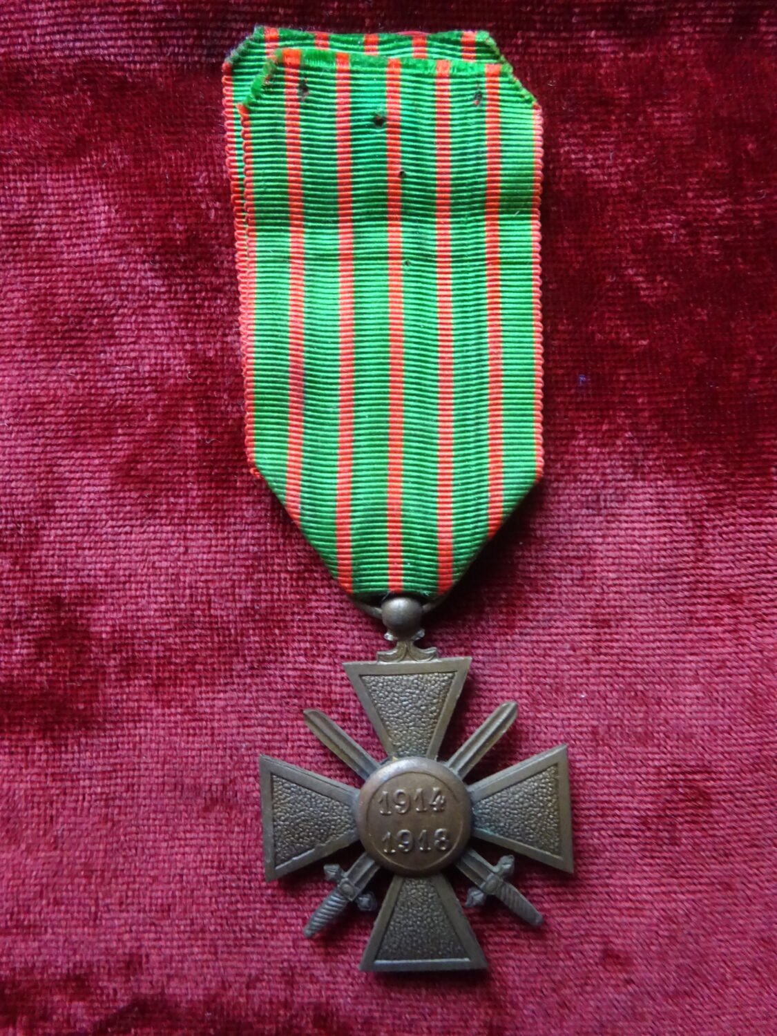 Médaille Croix de guerre 1914-1918 avec étoile de bronze — image 3