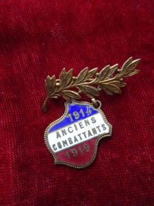 Insigne anciens combattants 1914-1919