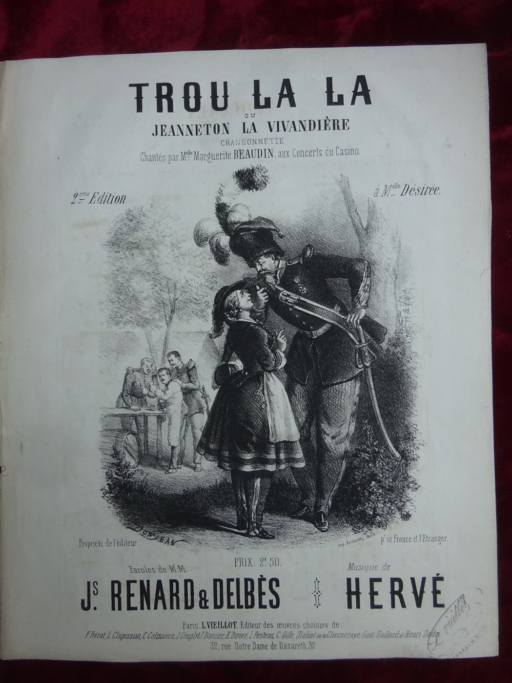 Lot de gravures et partitions militaires du XIXe siècle — image 2