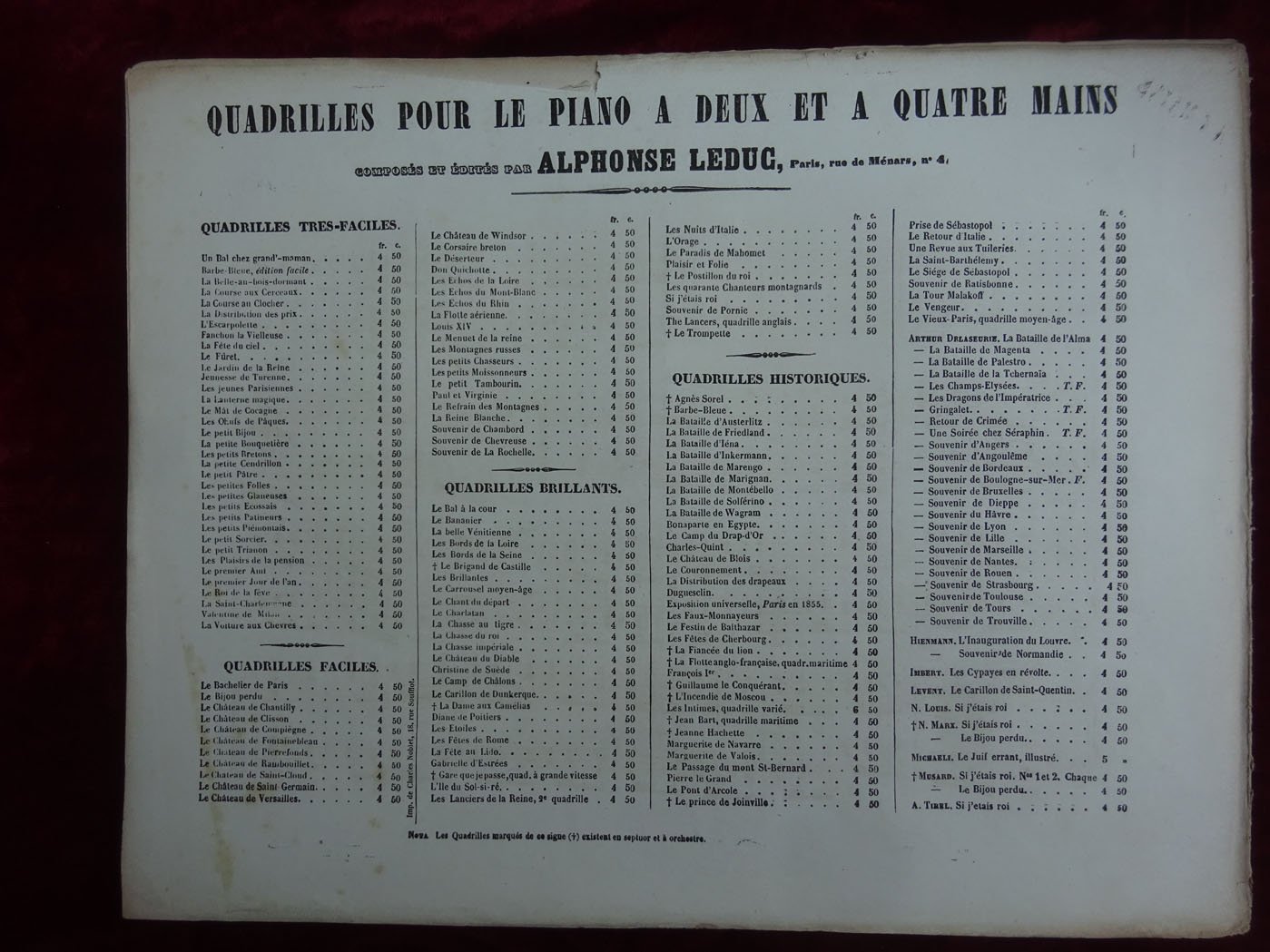 Lot de gravures et partitions militaires du XIXe siècle — image 8