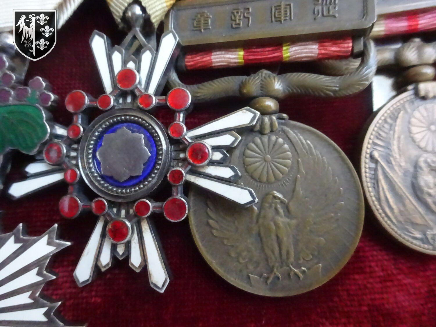 Barrette japonaise 7 médailles — image 3