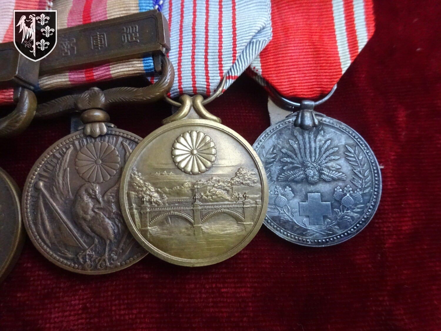 Barrette japonaise 7 médailles — image 4