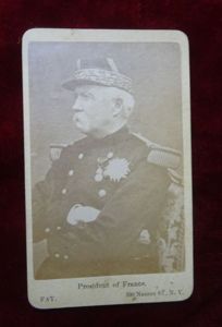 Photo CDV Maréchal de France Patrice de Mc Mahon