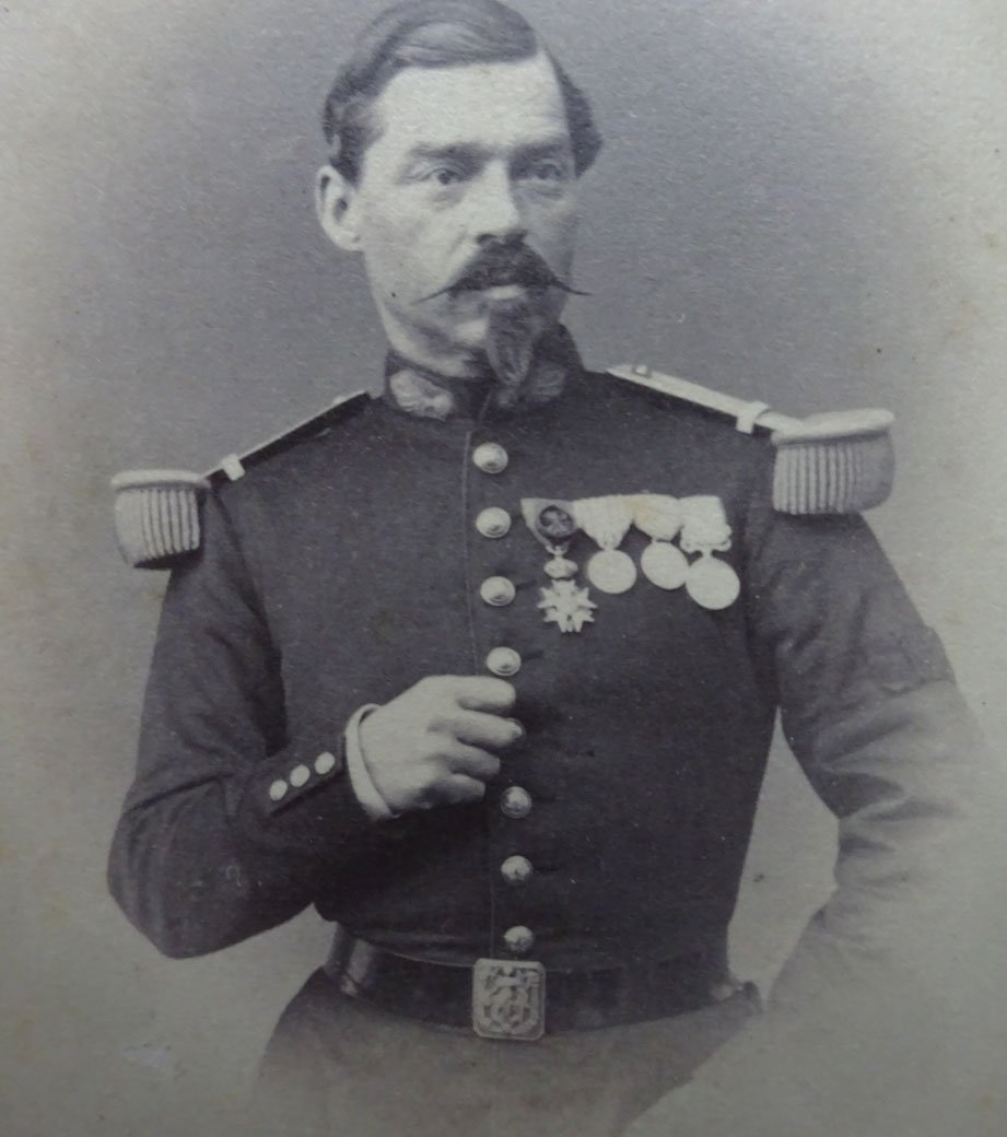 Photo CDV officier second empire — image 2