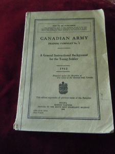 Canadian Army Training pamphlet N 1. 1942